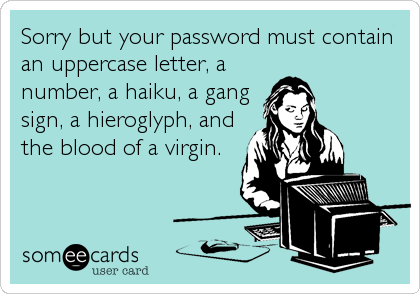 E card password