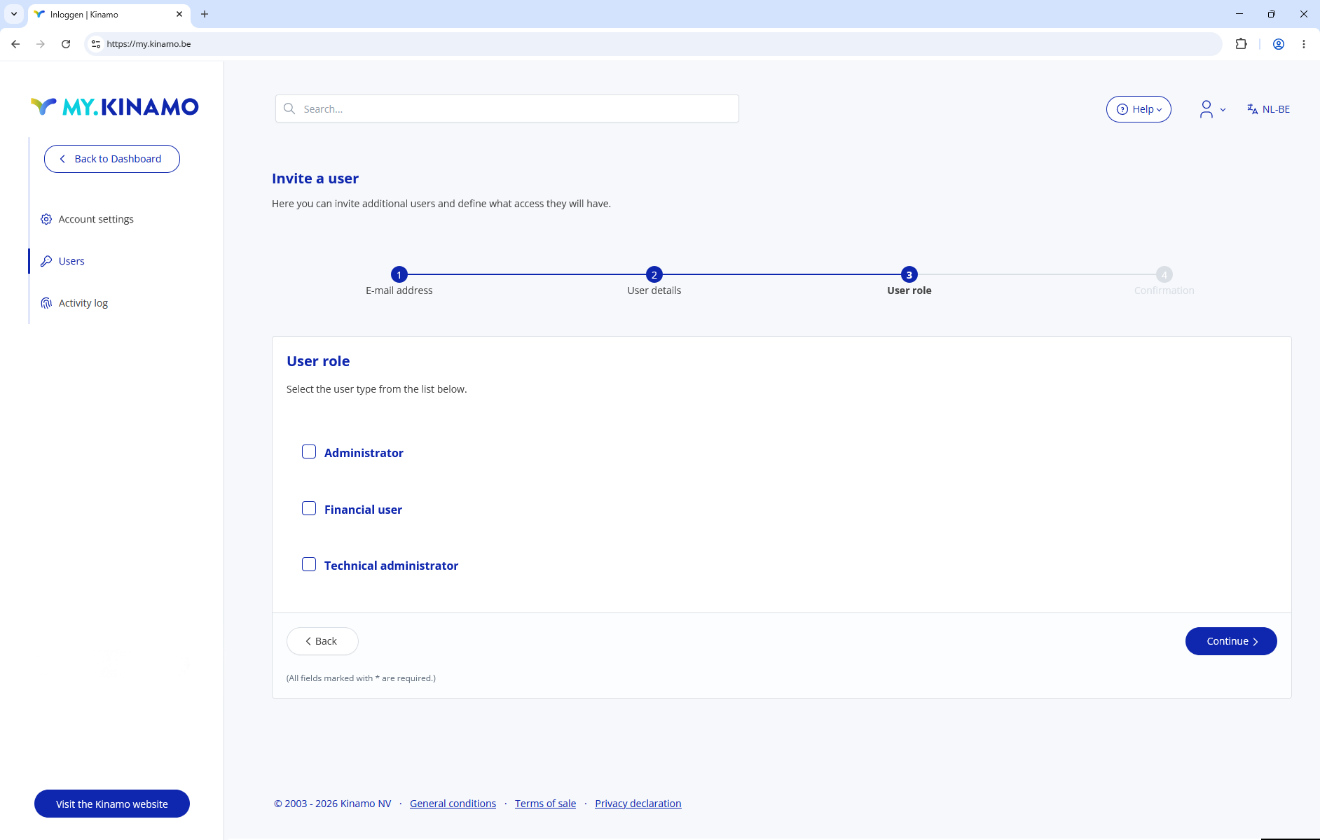 Mykinamo user Invite03