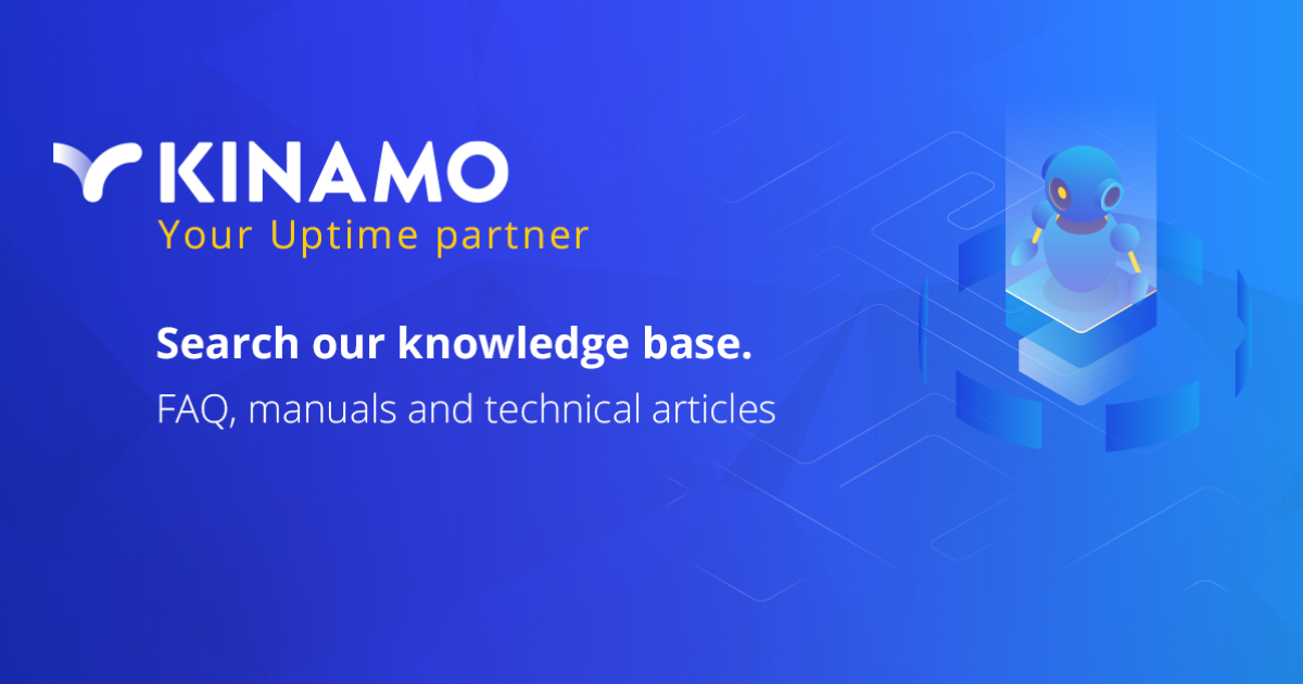 Need help? Find our knowledge base & support here | Kinamo